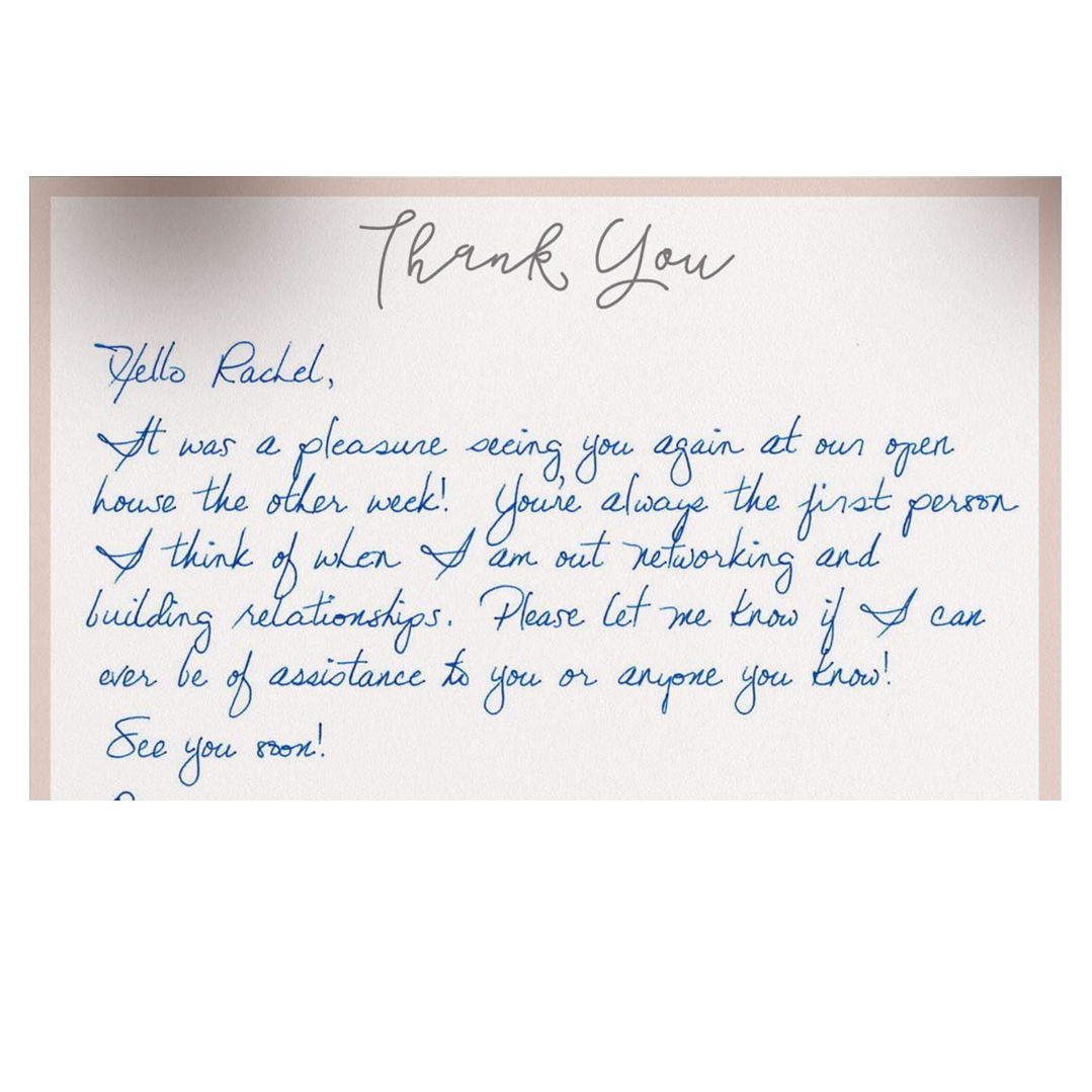 Handwritten note