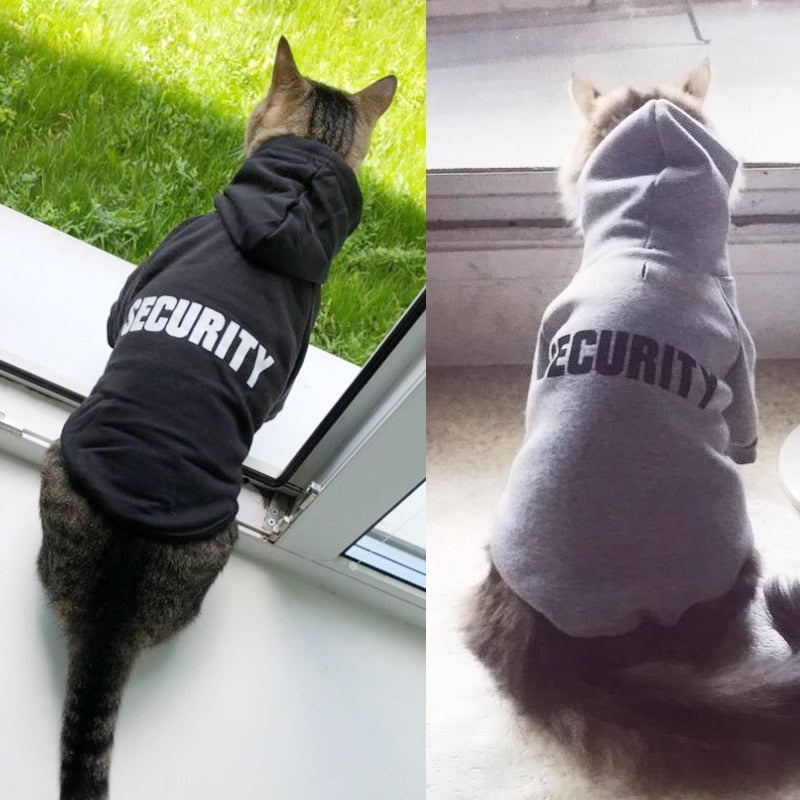 Security Cat Hoodies